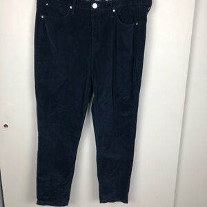 Seven7 Blue Corduroy Ultra High Rise Skinny Jeans Size 18